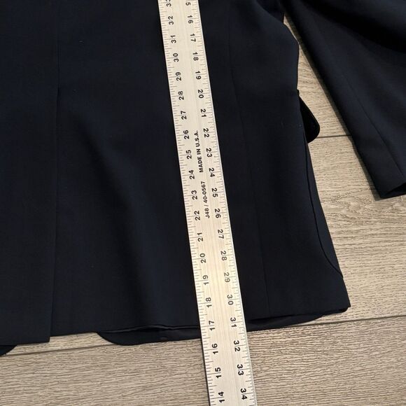 Orvis Blazer Jacket Navy Blue Men’s Size 46 Long Three Button Gold Buttons - Picture 8 of 11